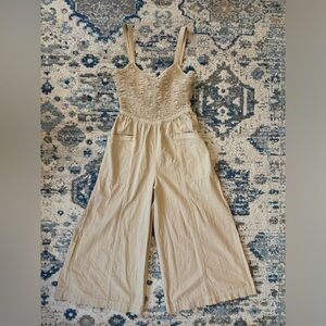Free People Forever Always Cotton Wide Leg Jumpsuit